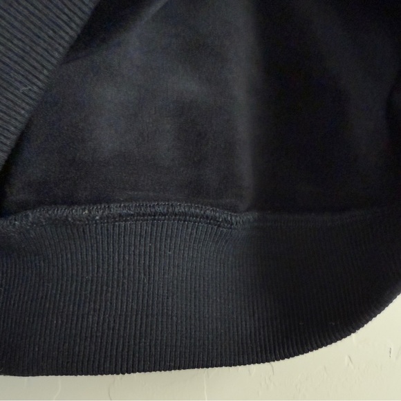 Lala Anthony Women Oversized Black Crewneck POWERFUL Rhinestone Sweatshirt S - Picture 5 of 13